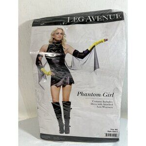 Leg Avenue Phantom Girl Women’s Costume M/L #83417 Halloween Costume NOS